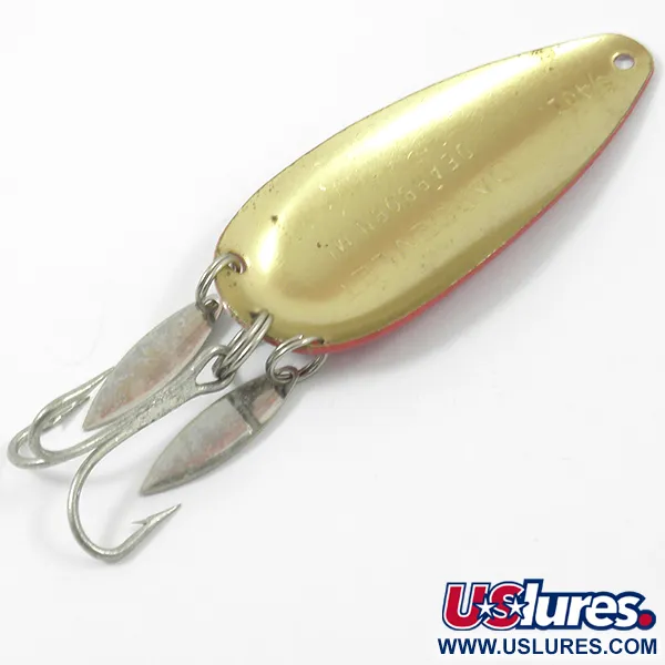 Dardevle Dardevlet Klicker Lepel, Rood/Wit/Messing, 21g, #3778