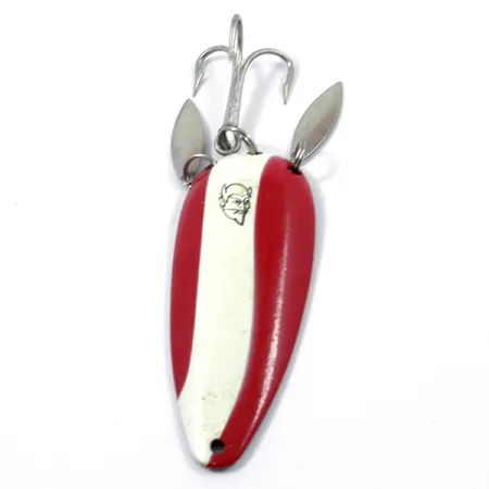 Dardevle Dardevlet Klicker Lepel, Rood/Wit/Messing, 21g, #3778