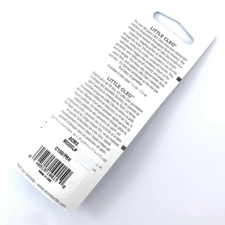 Acme Little Cleo Lepel, White Pearl / Red, 9.4g, Actie, #3800