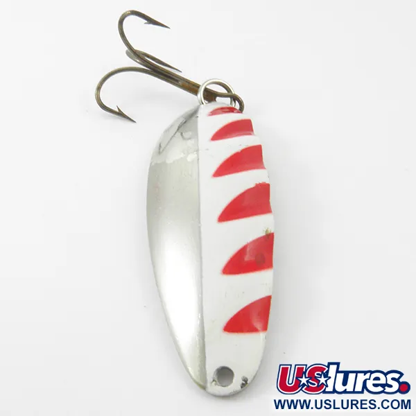 Lucky Strike Nickel Half Wave Lepel, Nikkel/Rood/Wit, 15.5g, #3806