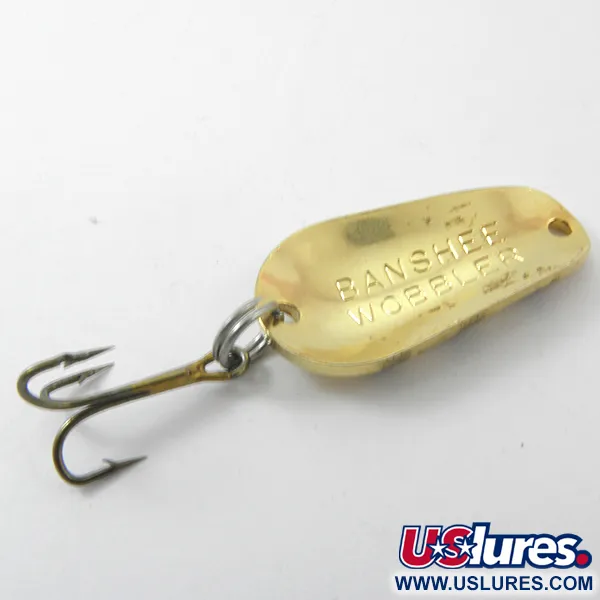 Lucky Strike Banshee wobbler Lepel, Goud / Zwart, 7g, Klassieker, #3814