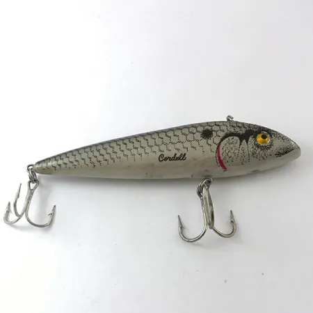 Cotton Cordell Ratt'l Spot Minnow Plug, Grijs Parelmoer, 19g, #3841
