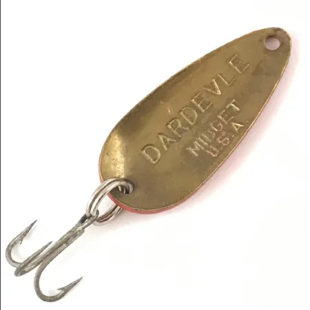 Eppinger Dardevle Midget Lepel, Rood/Zwart/Messing, 6g, #3860