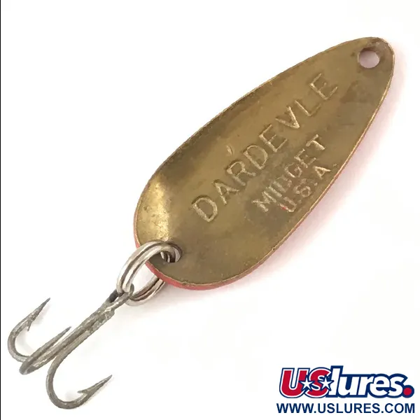 Eppinger Dardevle Midget Lepel, Rood/Zwart/Messing, 6g, #3860