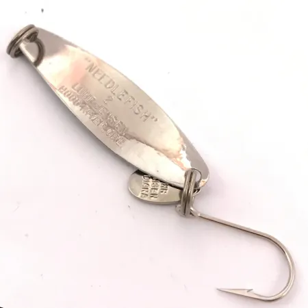 Luhr Jensen Needlefish 2 Lepel, Zwart/Wit/Nikkel, 3g, #3889