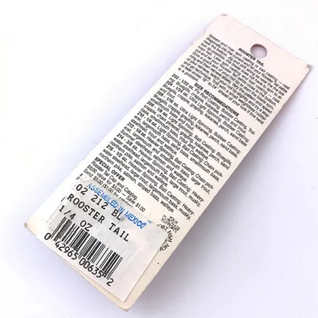 Yakima Bait Worden’s Original Rooster Tail Spinner, Zilver, 7g, #3933