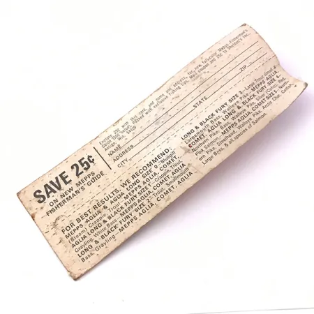 Mepps Kriss 3 Spinner, Goud, 7g, Vintage, #3936