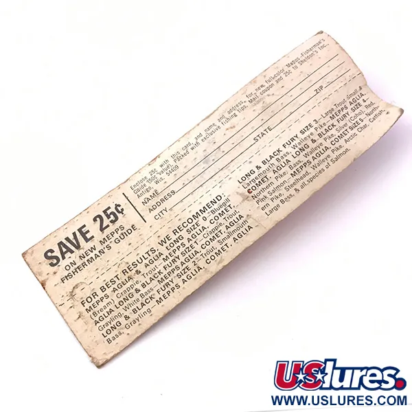 Mepps Kriss 3 Spinner, Goud, 7g, Vintage, #3936