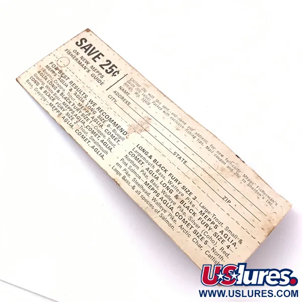 Mepps Kriss 2 Spinner, Goud / Rood, 5g, Vintage, #3937