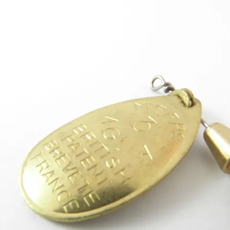 Mepps Aglia 3 Spinner, Goud, 7g, Vintage 1950s, #3943