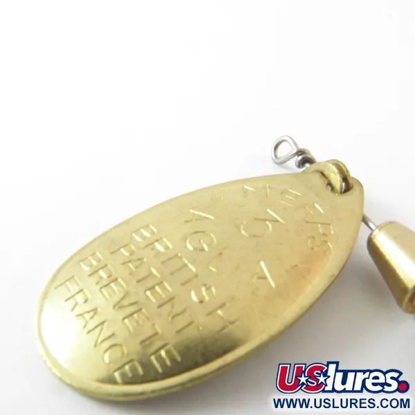 Mepps Aglia 3 Spinner, Goud, 7g, Vintage 1950s, #3943