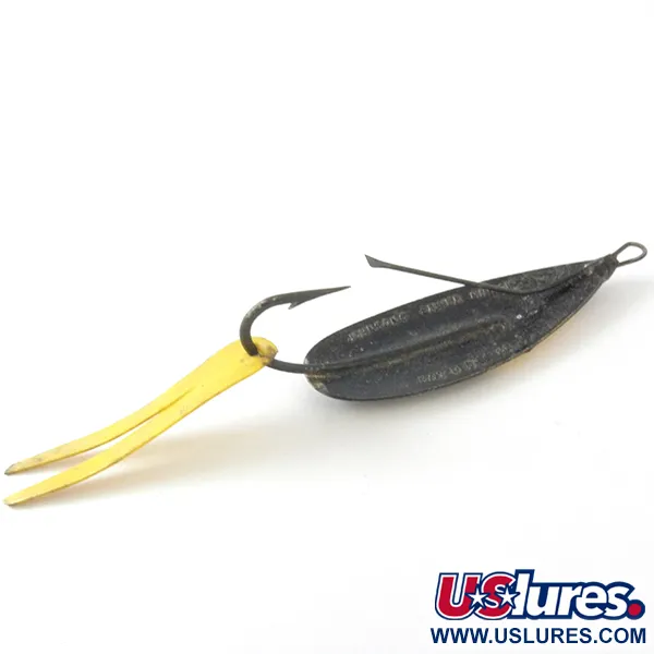 Johnson Silver Minnow Lepel, Zwart/Goud, 9g, Wierloos, #3953