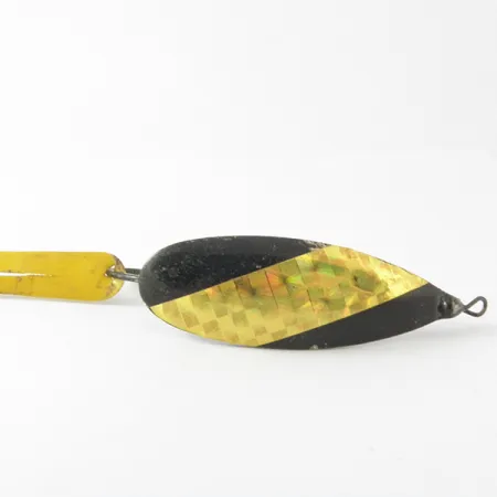 Johnson Silver Minnow Lepel, Zwart/Goud, 9g, Wierloos, #3953