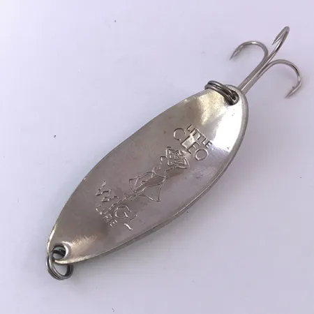 Seneca Little Cleo (Hula Girl) Lepel, White Pearl/Nickel/Green, 14g, #3975