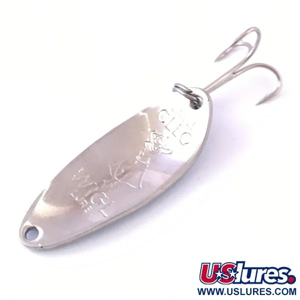 Seneca Little Cleo (Hula Girl) Lepel, Blue/Nickel, 10g, Vintage, #3976