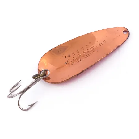 Nebco FlashBait 266 Lepel, Koper/Rood UV, 10g, Gehamerd, #3998