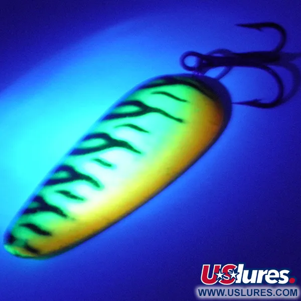 Boss Lures Boss Spoon Lepel, Fire Tiger, 19g, UV-reactief, #4006