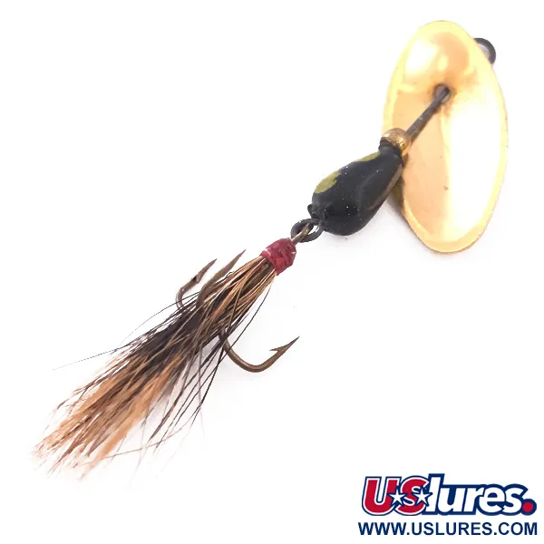 Panther Martin 2 Spinner, Goud/Zwart-Geel, 2g, Blad op as, #4018