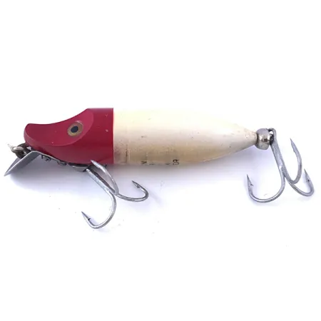 Heddon River Runt Plug, Rood / Wit, 12g, Metalen Duiklip, #4057