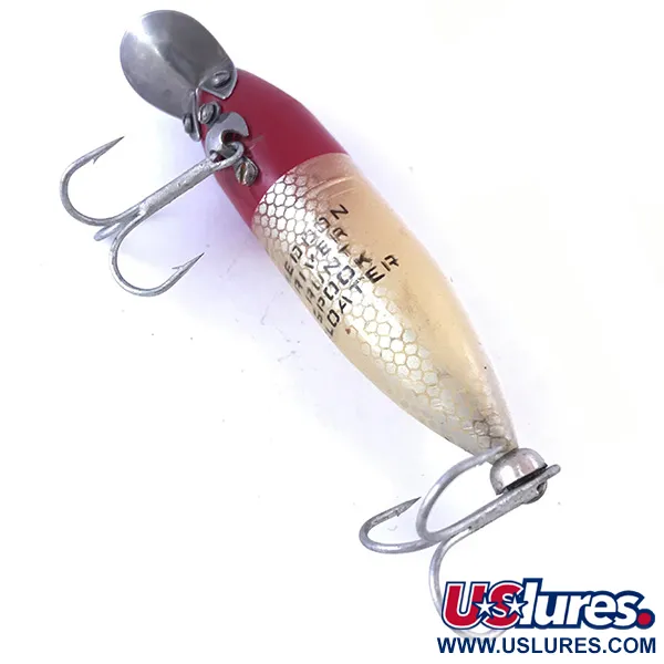 Heddon River Runt Plug, Rood / Wit, 12g, Metalen Duiklip, #4057
