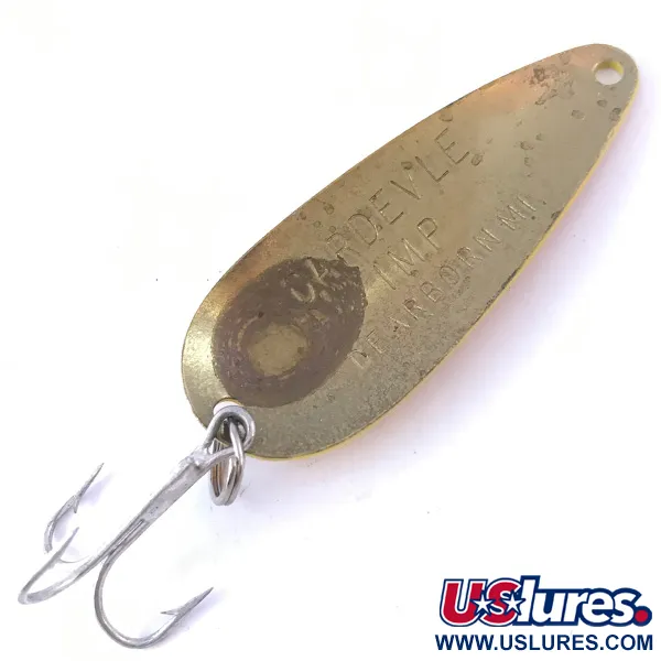 Eppinger Dardevle Imp Lepel, Five of Diamonds, 11g, Messing, #4062