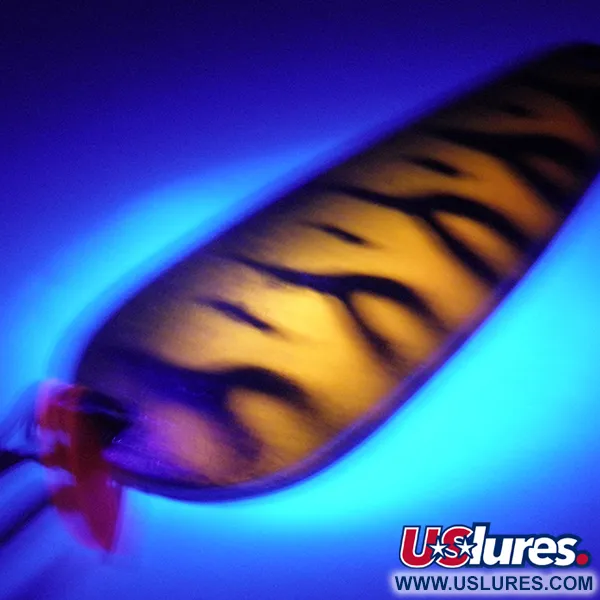 Boss Lures Boss Spoon UV Lepel, Golden Tiger, 19g, UV-finish, #4085