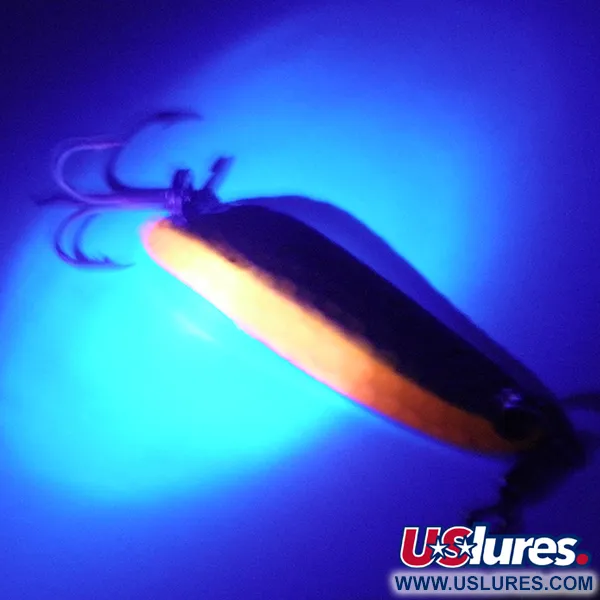 Luhr Jensen Krocodile Die #3 UV Lepel, Gehamerd Nikkel, 9g, #4089