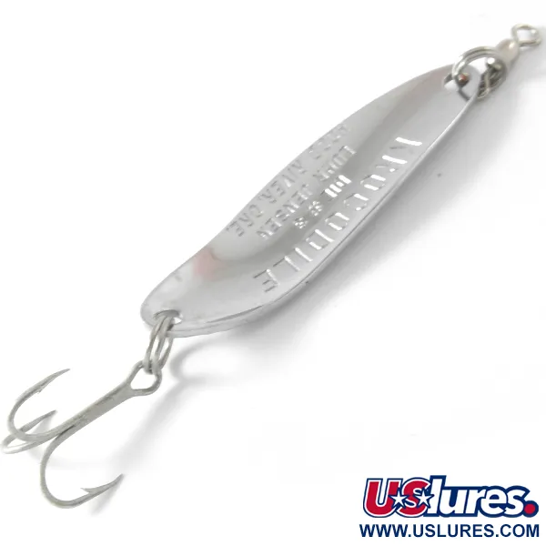 Luhr Jensen Krocodile Die #3 UV Lepel, Gehamerd Nikkel, 9g, #4089