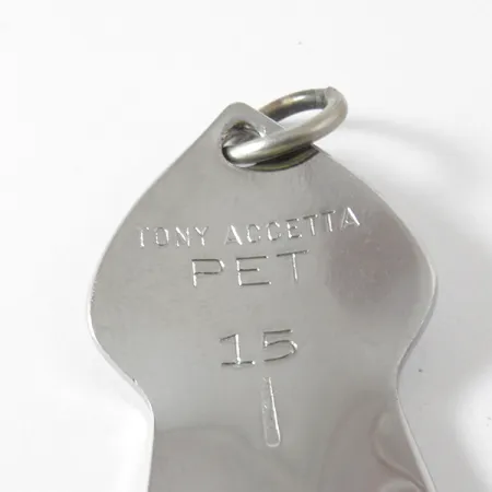 Tony Accetta Pet Spoon 15 Lepel, Nikkel/Geel, 14g, Veren, #4108