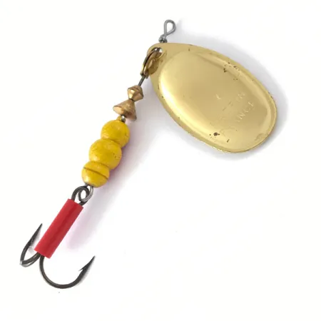 Mepps Aglia 4 Spinner, Goud, 9g, Rode huls, #4112