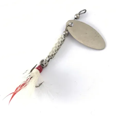 Cotton Cordell Cotton Tail Spinner, Nikkel / Wit, 3.4g, #4120