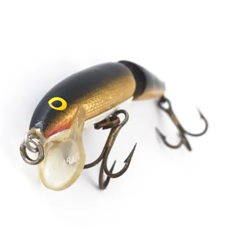 Rapala Jointed J-7 Plug, Goud, 4g, Tweedelig, #4121
