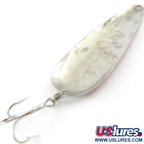 Blue Fox Flash Lepel, Gehamerd Nikkel/Rood, 21g, Reflexie, #4132