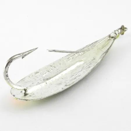 Lepel Weedless Johnson Silver Minnow, Oranje/Groen/Nikkel, 12g, #4134