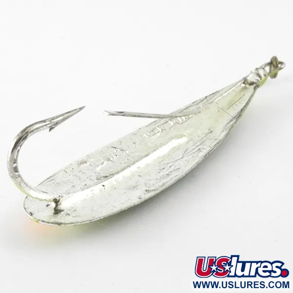 Lepel Weedless Johnson Silver Minnow, Oranje/Groen/Nikkel, 12g, #4134