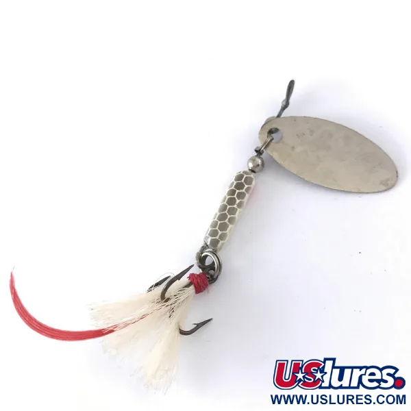 Cotton Cordell Cotton Tail 2 Spinner, Nikkel, 3.4g, Veren, #4140