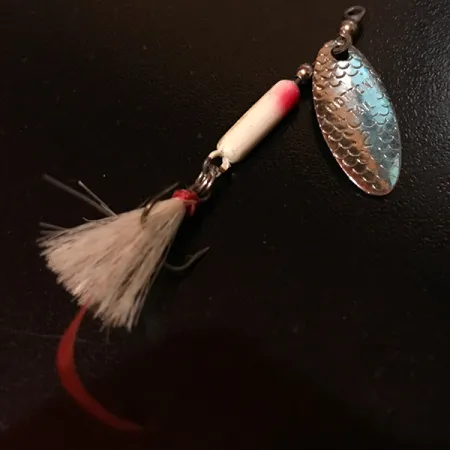 Cotton Cordell Cotton Tail 2 Spinner, Nikkel, 3.4g, Veren, #4140