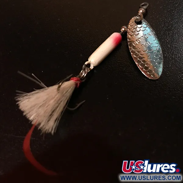 Cotton Cordell Cotton Tail 2 Spinner, Nikkel, 3.4g, Veren, #4140