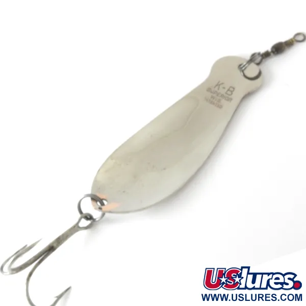 K-B Bait K-B Spoon Lepel, Nikkel, 50g, USA, #4150