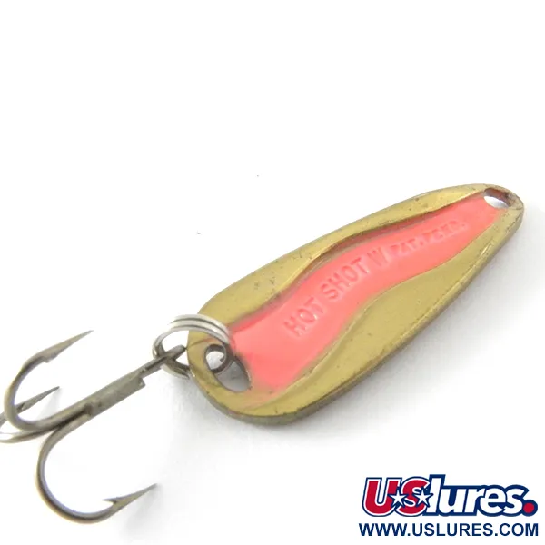Luhr Jensen Hot Shot W UV Lepel, Messing, 4,5g, UV-actief, #4155