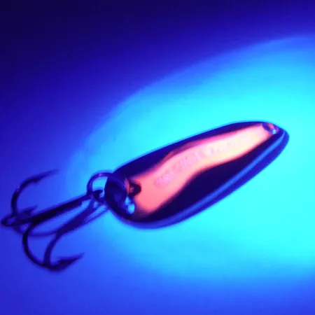 Luhr Jensen Hot Shot W UV Lepel, Messing, 4,5g, UV-actief, #4155