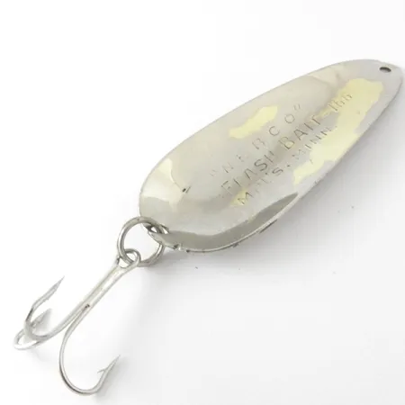 Nebco FlashBait 166 Lepel, Gehamerd nikkel, 14g, #4156