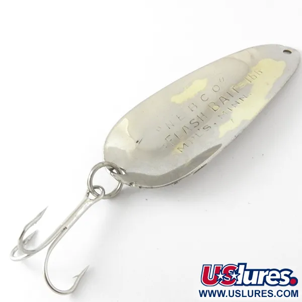 Nebco FlashBait 166 Lepel, Gehamerd nikkel, 14g, #4156