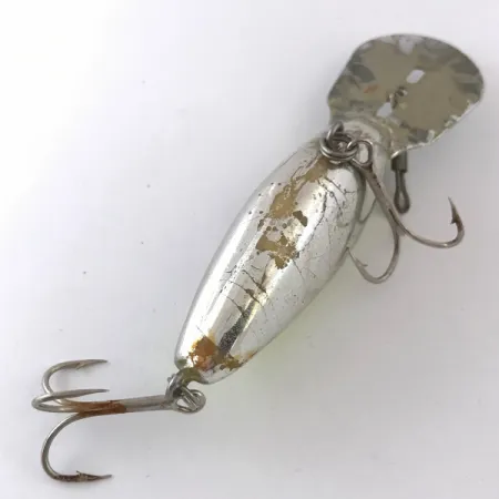 Storm Hot'N'Tot Thin Fin Plug, Zilver/UV-Groen, 12g, Metalen Lip, #4164