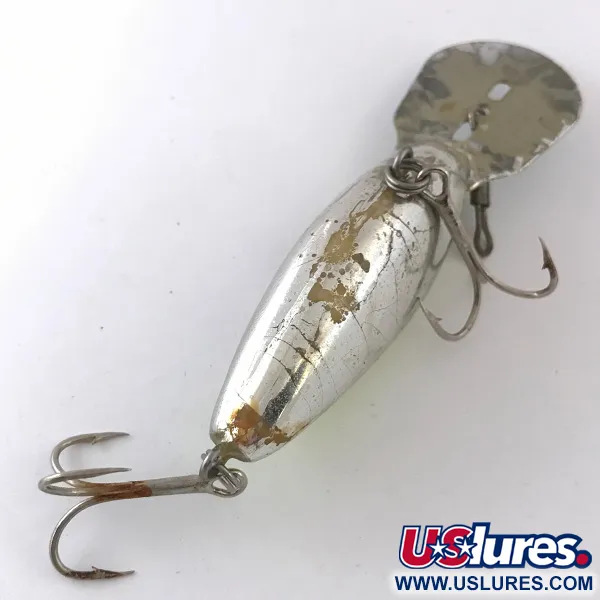 Storm Hot'N'Tot Thin Fin Plug, Zilver/UV-Groen, 12g, Metalen Lip, #4164