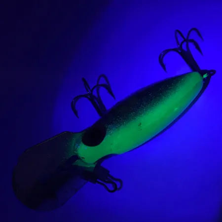 Storm Hot'N'Tot Thin Fin Plug, Zilver/UV-Groen, 12g, Metalen Lip, #4164