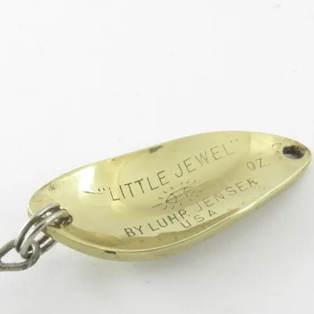 Luhr Jensen Little Jewel Lepel, Goud, 5g, Vintage, #4179