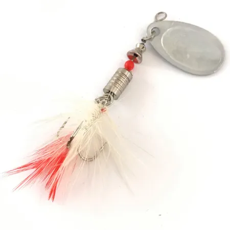 South Bend 3 Spinner, Nikkel, 7g, Gevederde dreg, #4184