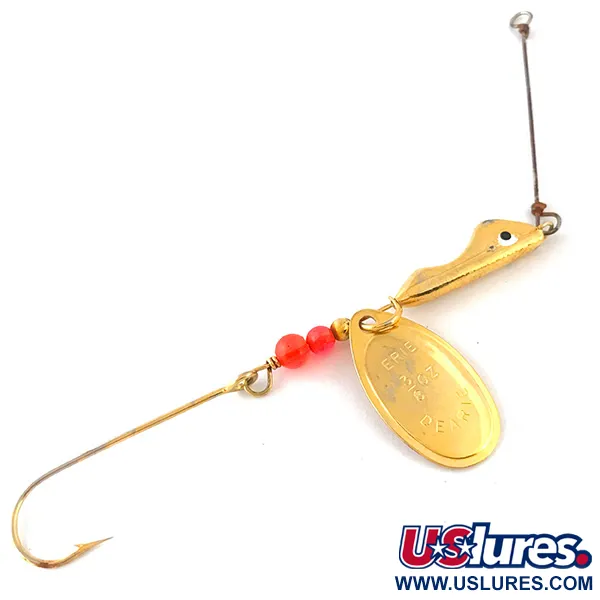 Erie Dearie Walleye Killer 4197 Spinner, Goud, 12g, Verzwaarde kop, #4197
