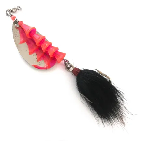 Luhr Jensen Tee Spoon Lepel, Goud/Nikkel/Roze, 17g, Behaarde dreg, #4198